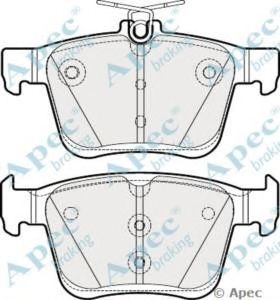 APEC BRAKING pad1903 -  Комплект тормозных колодок, дисковый тормоз